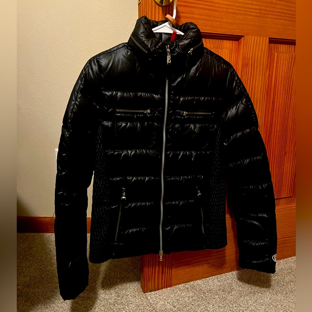 Bogner Fire and Ice Leony-D Shiny Black Down Jacket